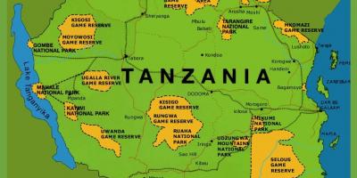 એક નકશો તાંઝાનિયા